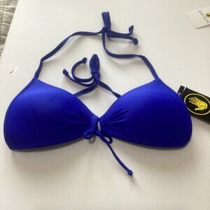 Body Glove Smoothies Vibrant Blue Bikini Top size small